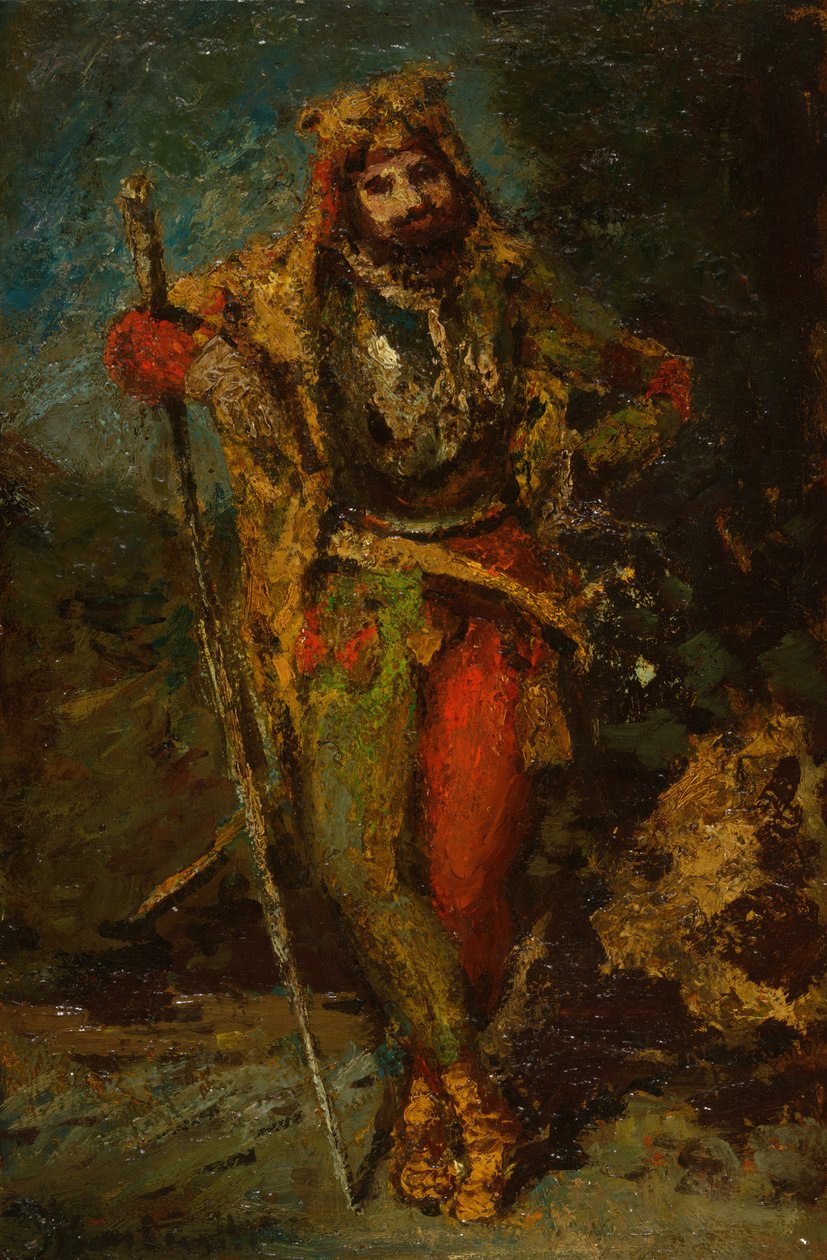 Mephisto from the Opera Faust by Adolphe Monticelli