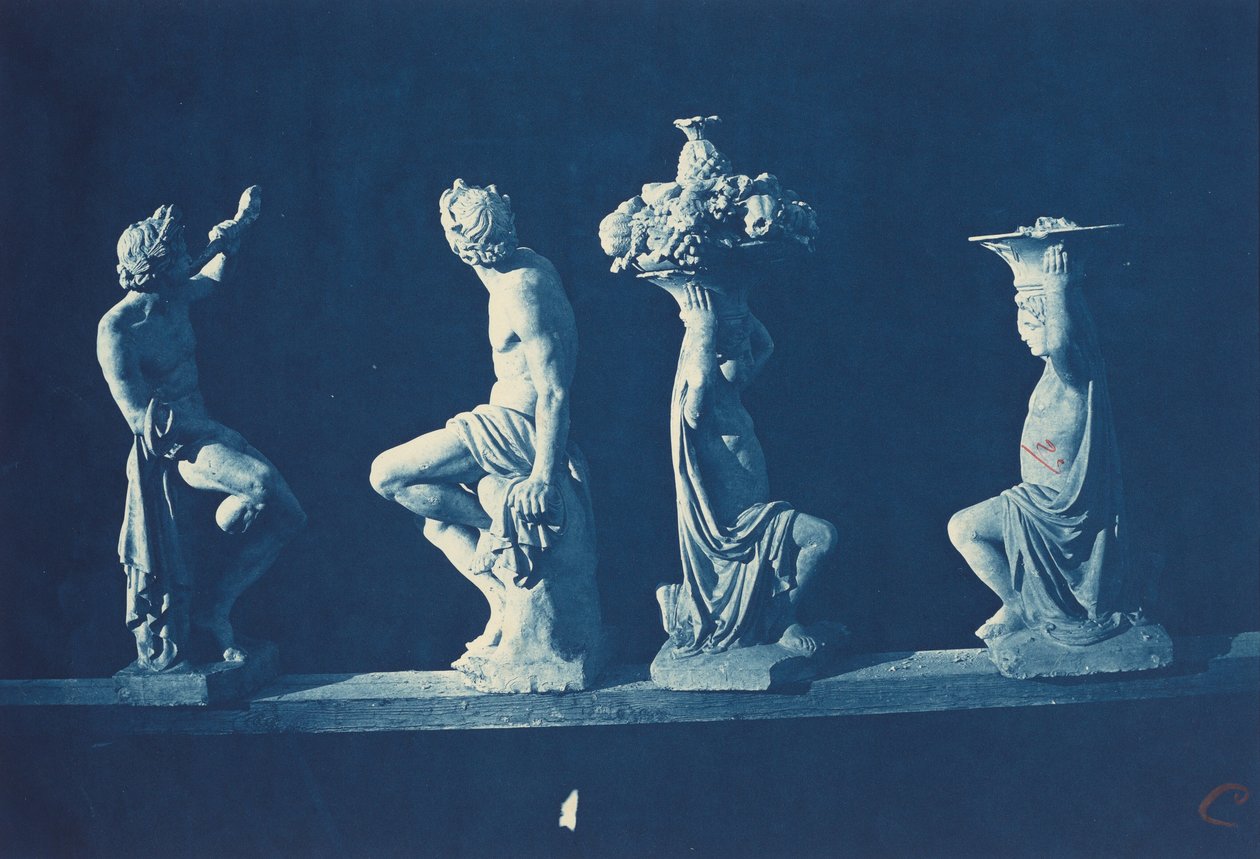 Four Statues, c. 1868 by Adolphe Terris