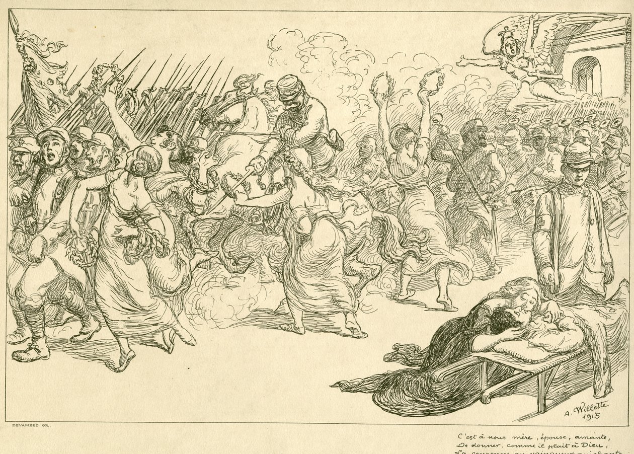 Song of the Girondins by Adolphe Willette