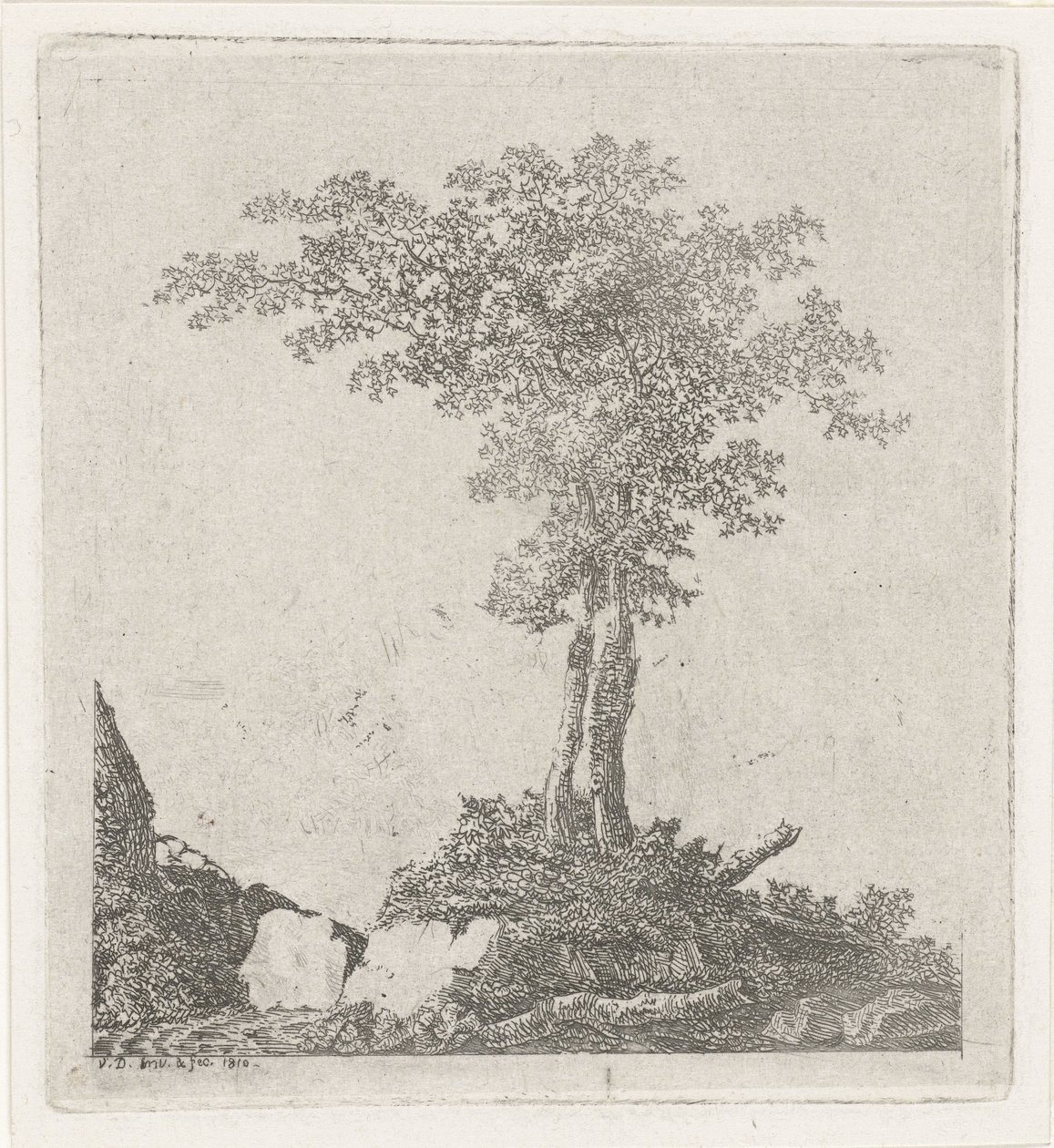 Two Trees by Adriaan Jacob Willem van Dielen