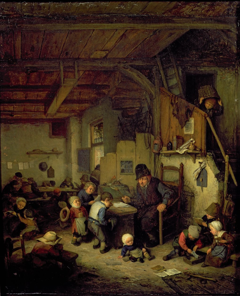 The School Master by Adriaen Jansz. van Ostade