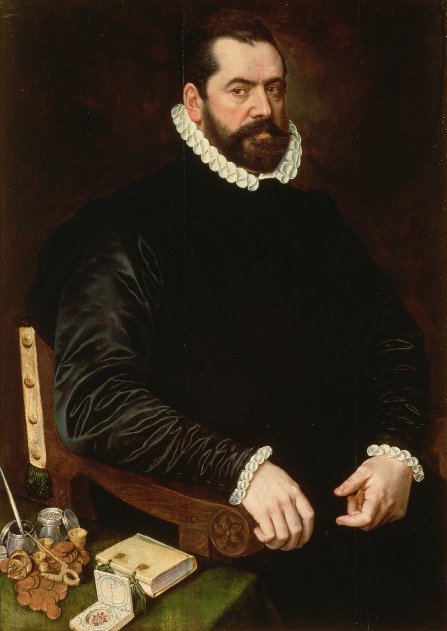 Portrait of a Learned Gentleman by Adriaen Thomasz Key