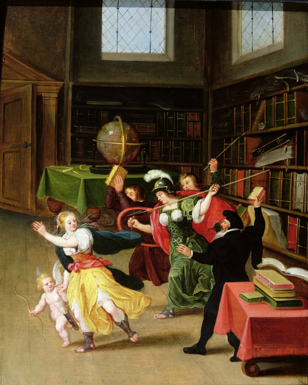 An Allegory of Reason overcoming Desire by Adriaen van Stalbempt