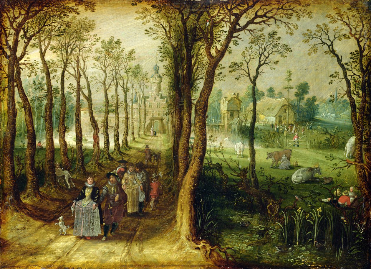 The Castle in the Marsh by Adriaen van de Venne