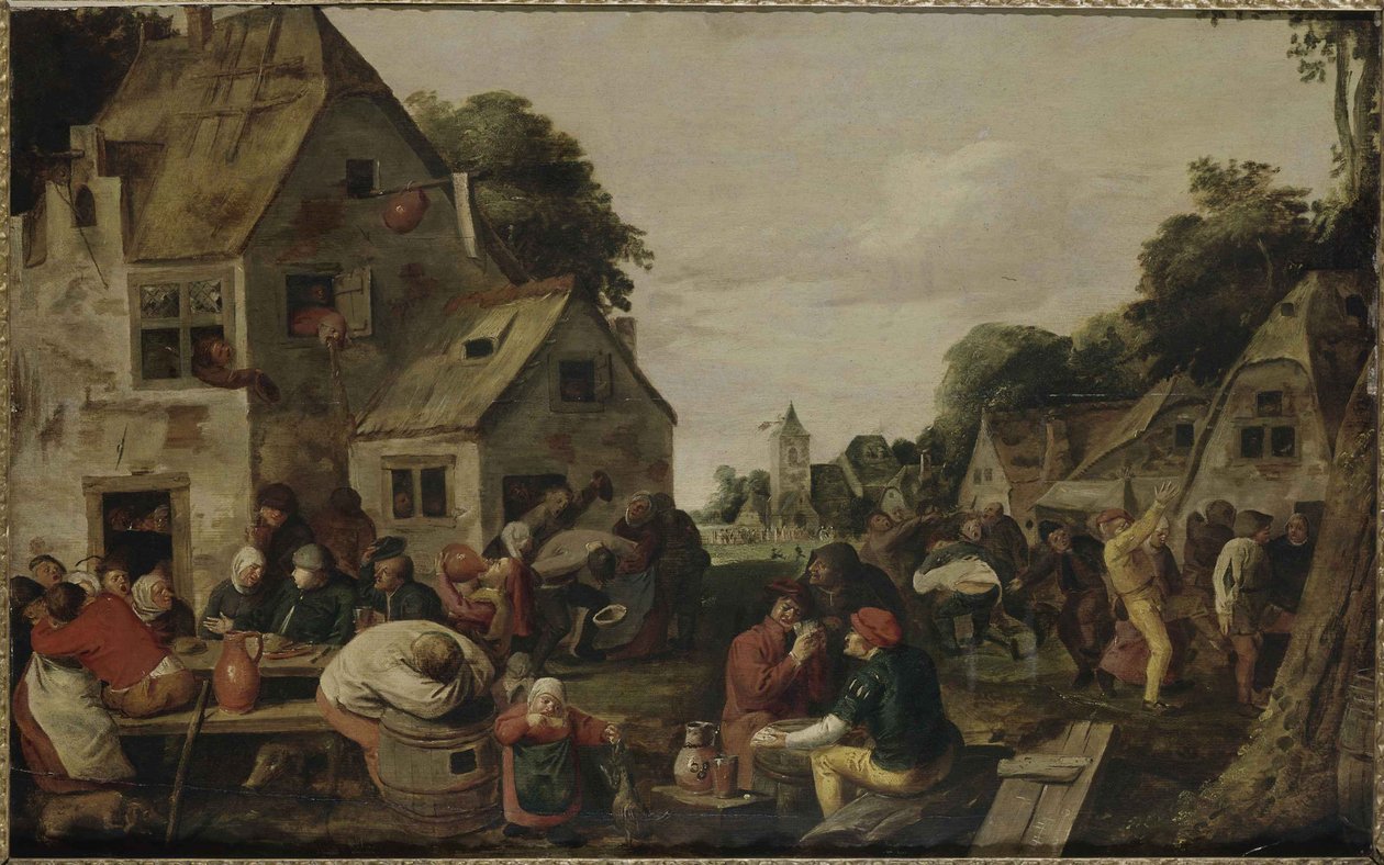 Kermesse by Adriaen Brouwer