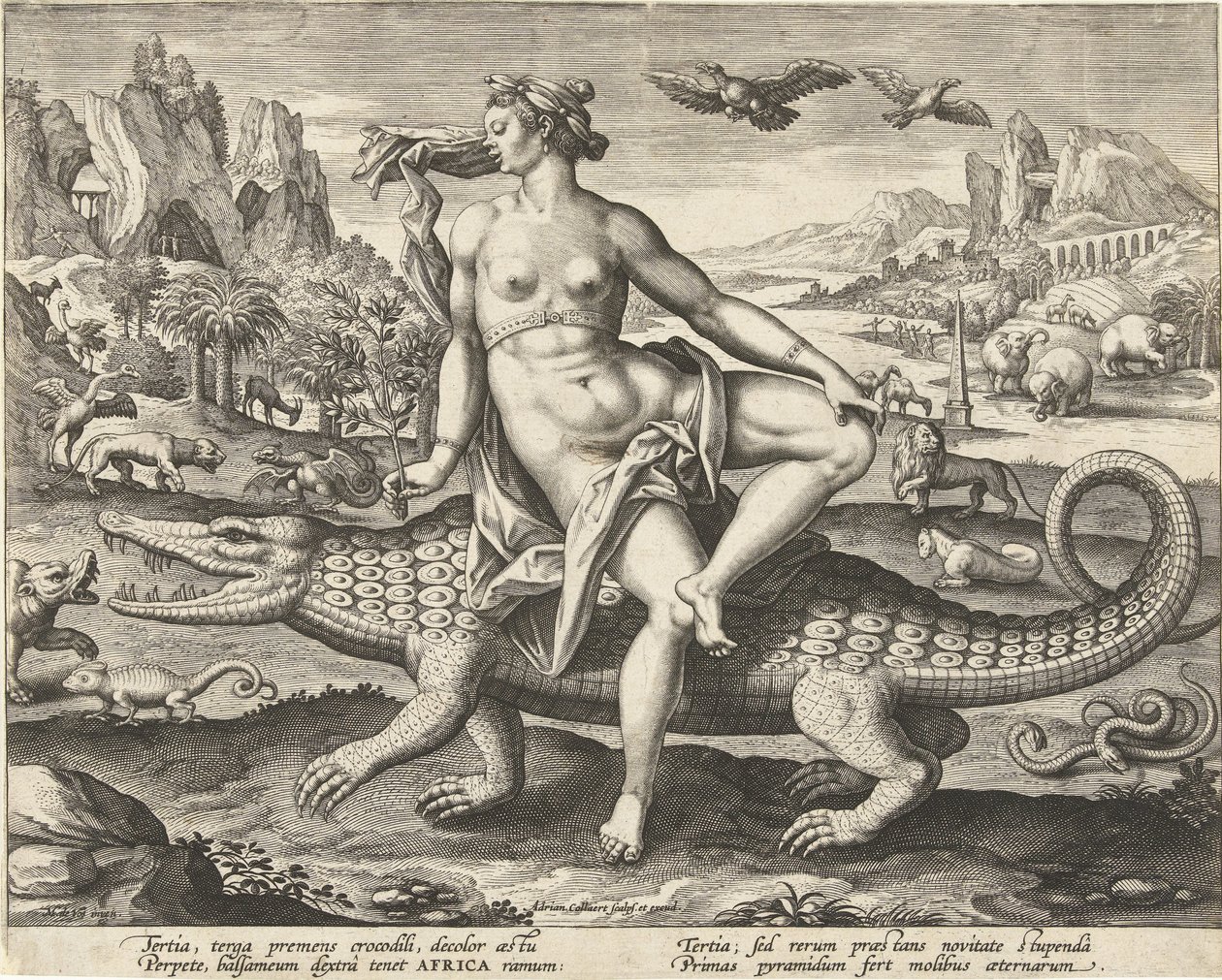Africa (The Four Continents) by Adriaen Collaert