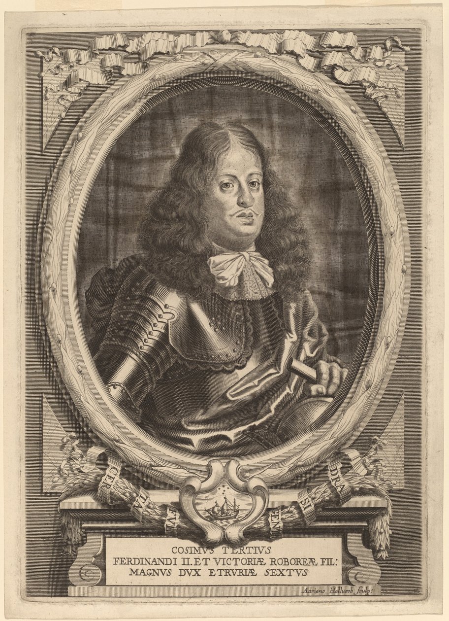 Cosimo III, Grand Duke of Tuscany by Adriaen Haelwegh