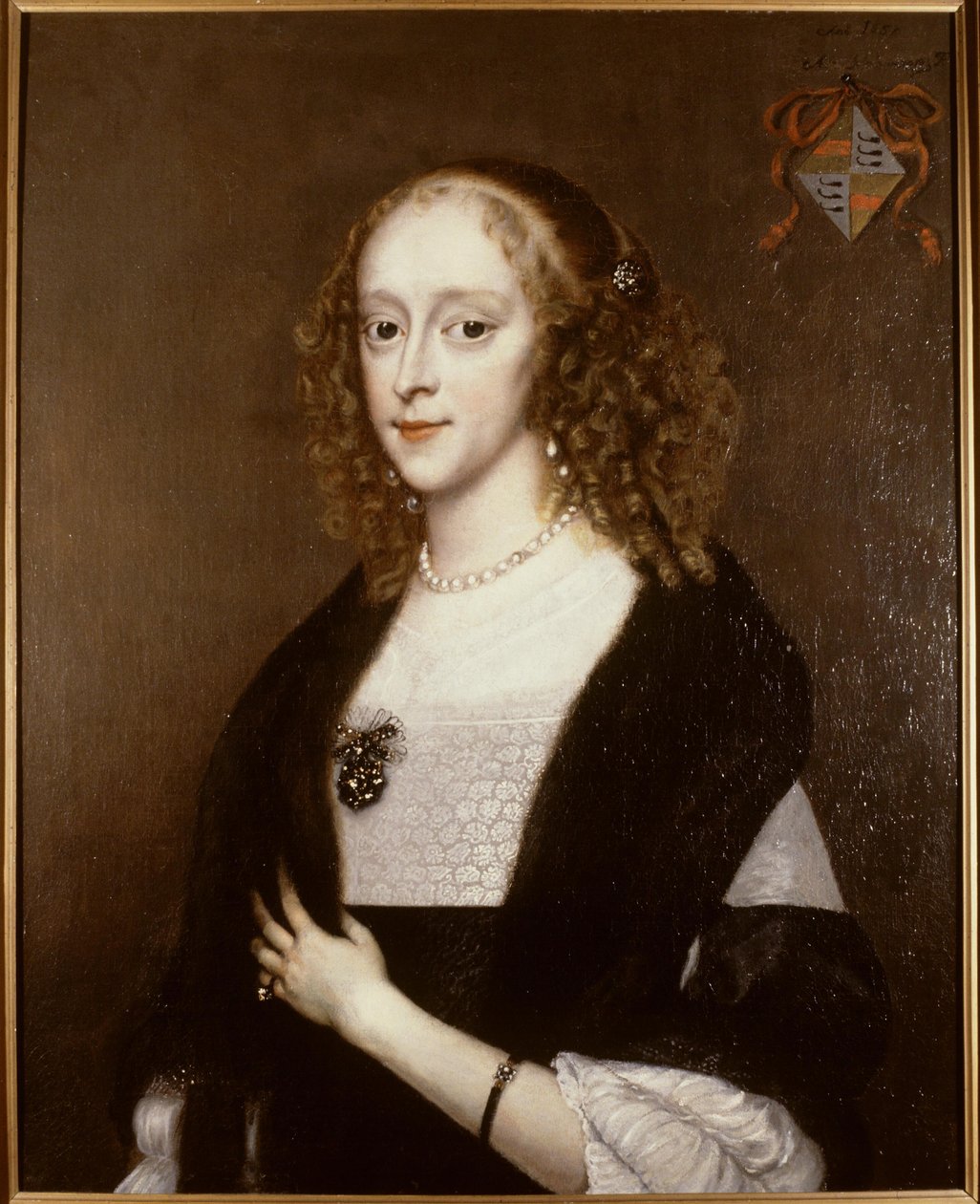 Portrait of Wendela Bicker (1636-1668) by Adriaen Hanneman