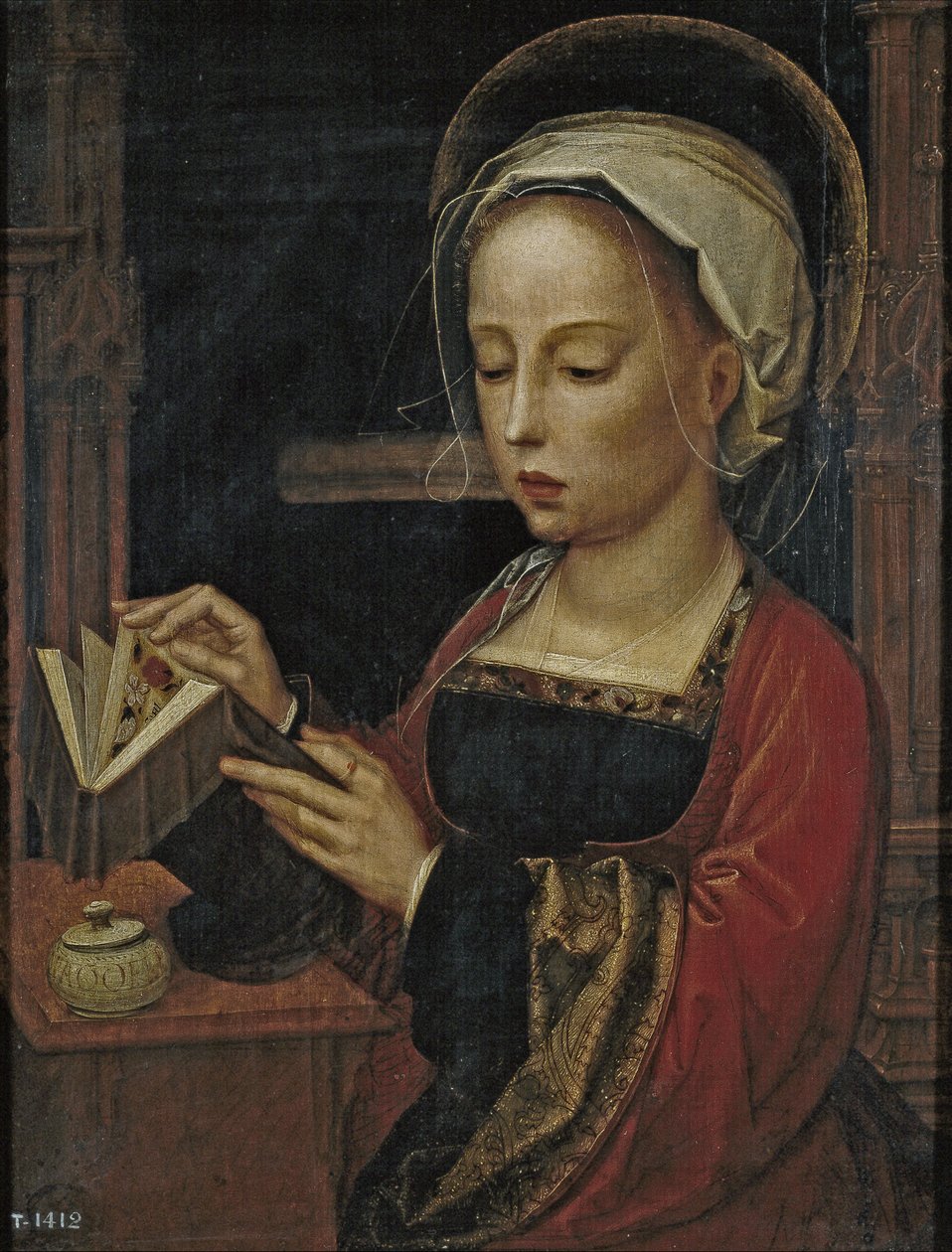 Mary Magdalene Reading by Adriaen Isenbrandt or Isenbrant