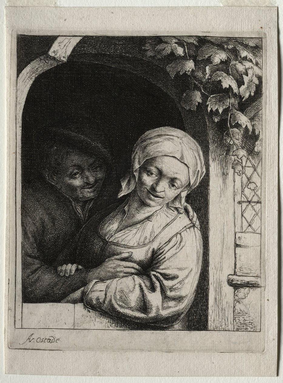 Rural Tenderness Village Romance by Adriaen Jansz. van Ostade