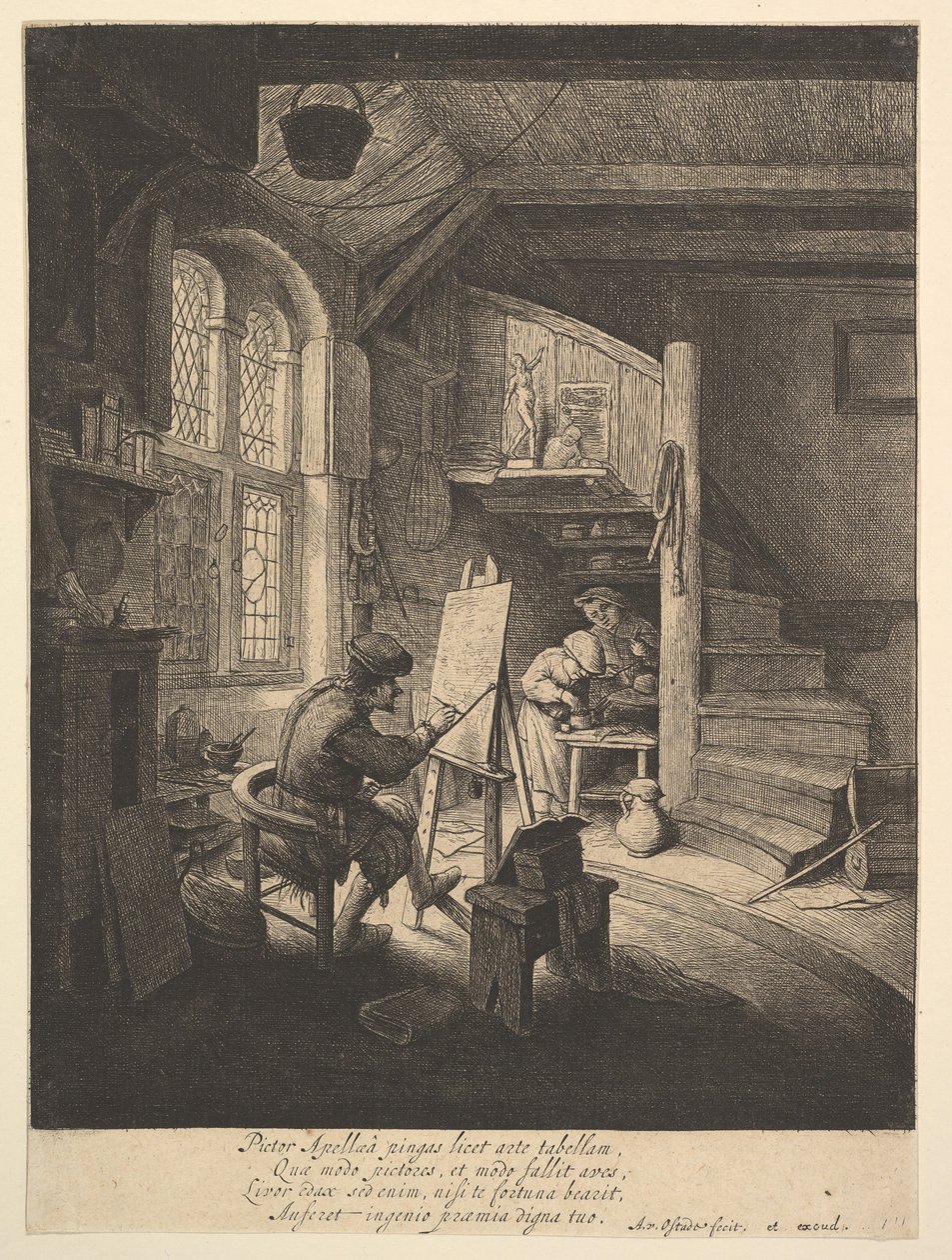 The Painter by Adriaen Jansz. van Ostade