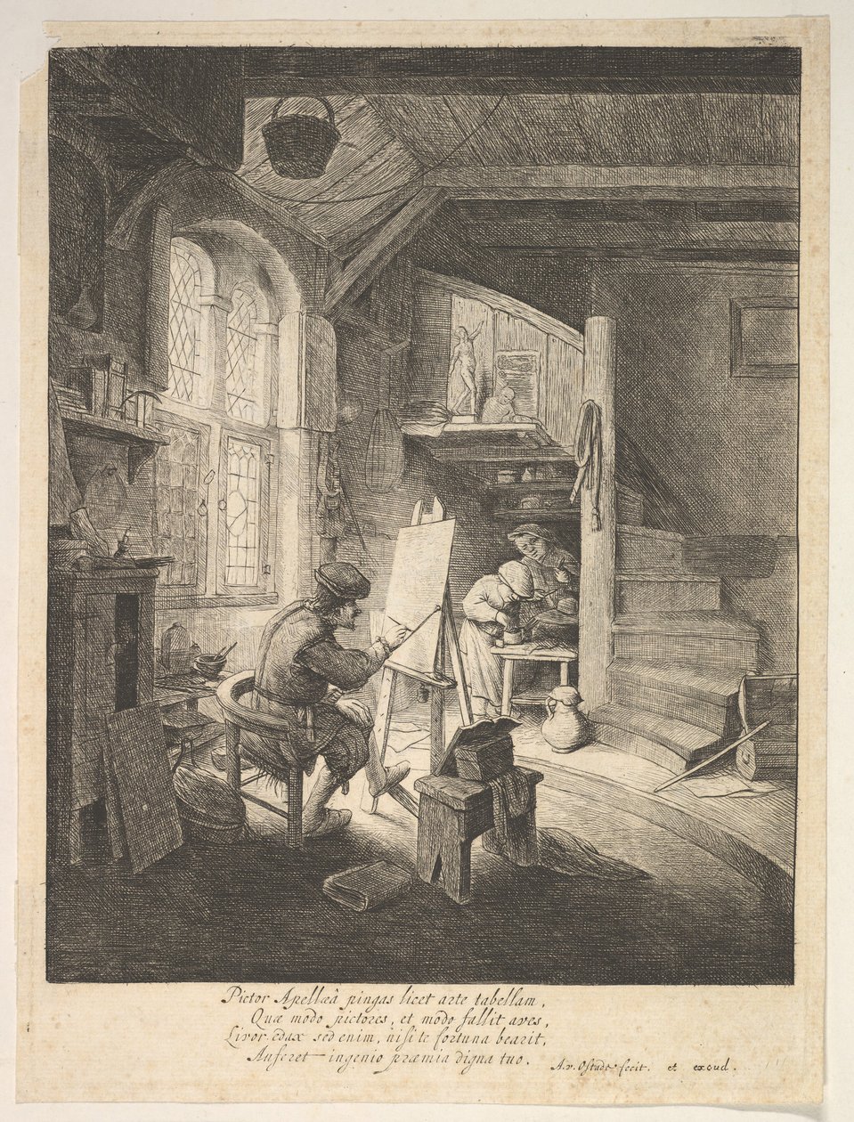 The Painter by Adriaen Jansz. van Ostade
