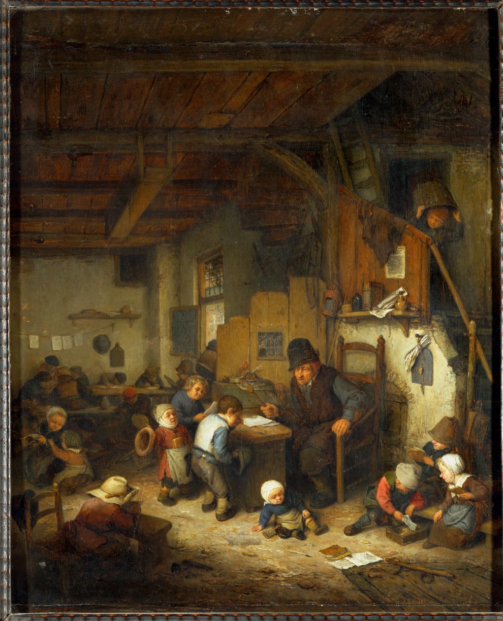 The Schoolmaster by Adriaen Jansz. van Ostade