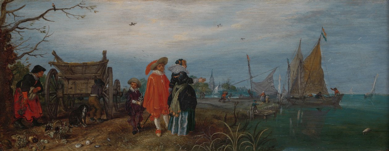 Autumn (Conversation) by Adriaen Pietersz van de Venne