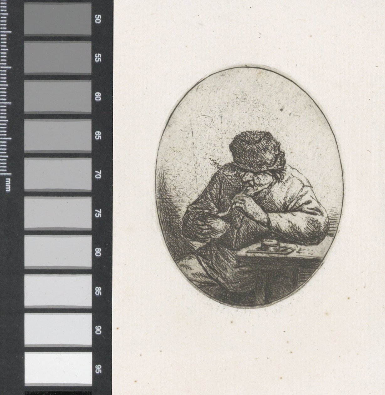 Bust of a Laughing Peasant Woman by Adriaen van Ostade