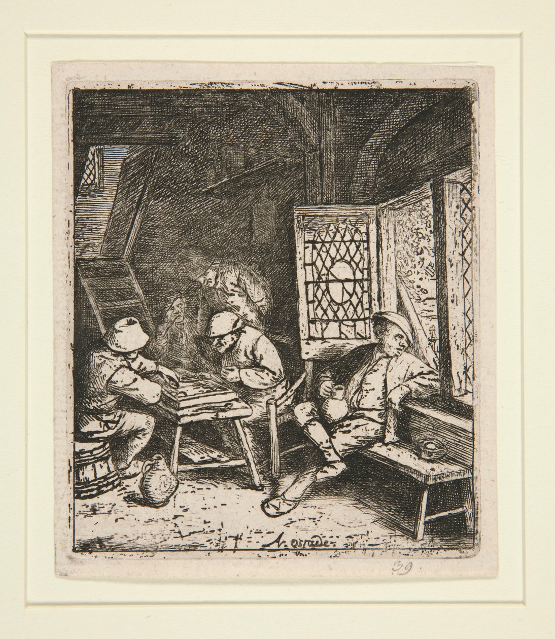 The Backgammon Players by Adriaen van Ostade
