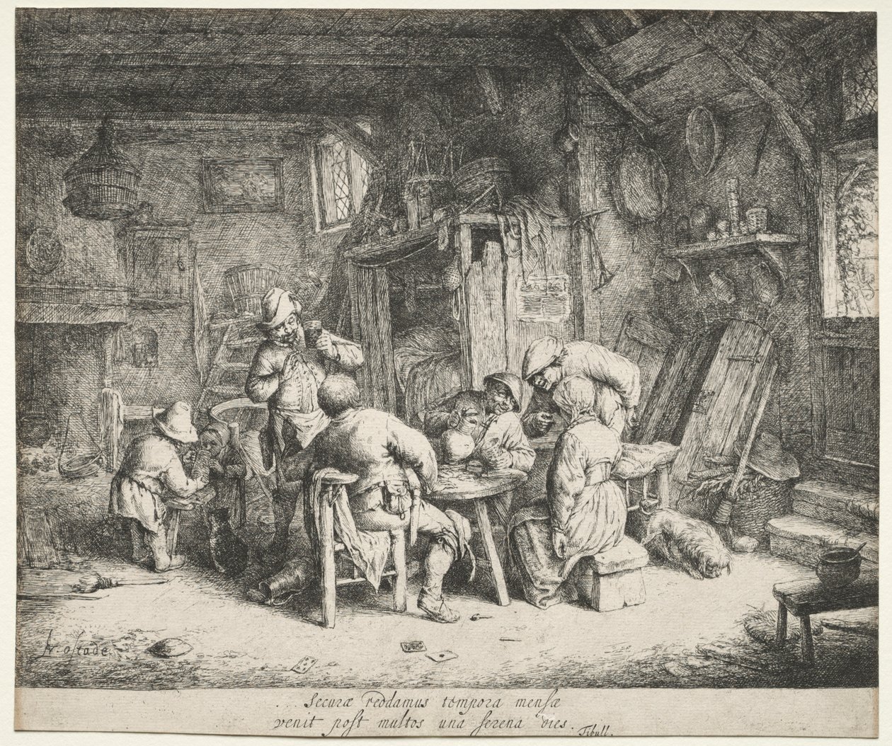 The Breakfast by Adriaen van Ostade