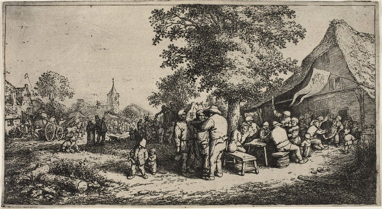 The Fair by Adriaen van Ostade