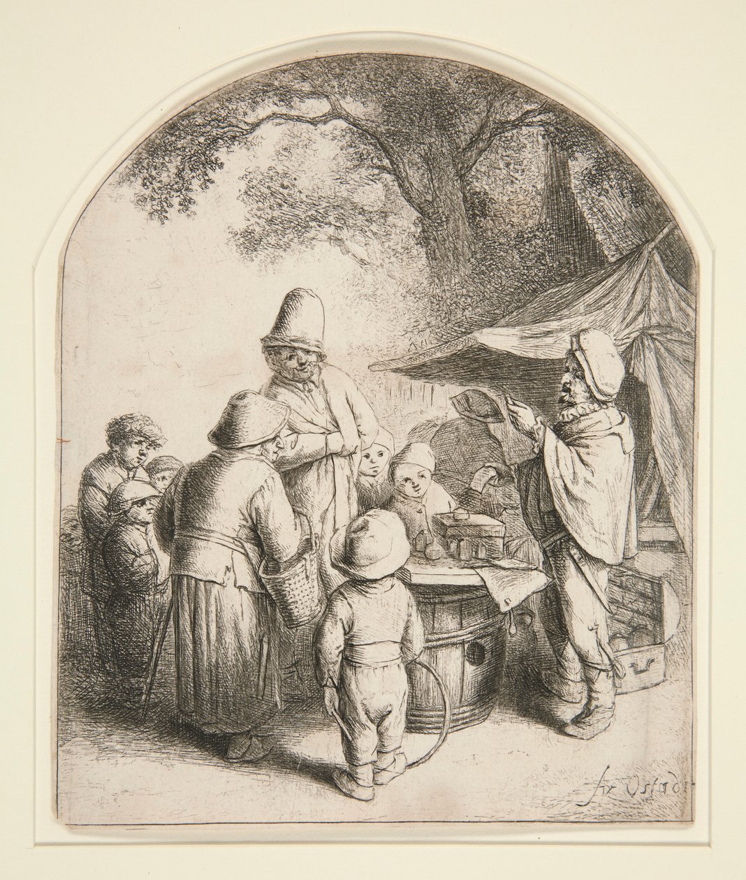 The Quacksalver by Adriaen van Ostade