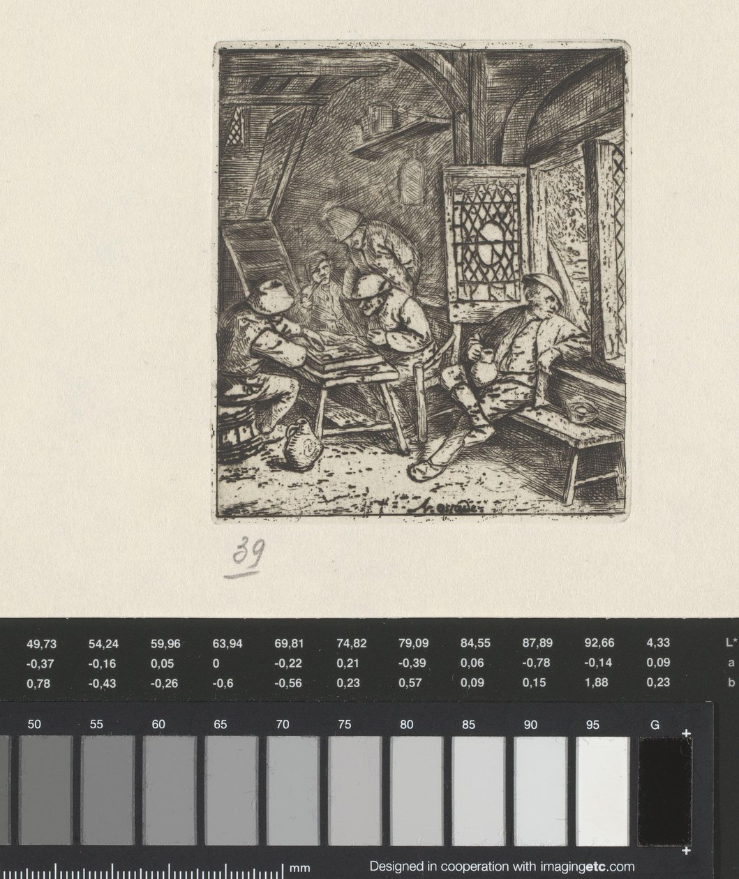 Backgammon Players in an Inn by Adriaen van Ostade