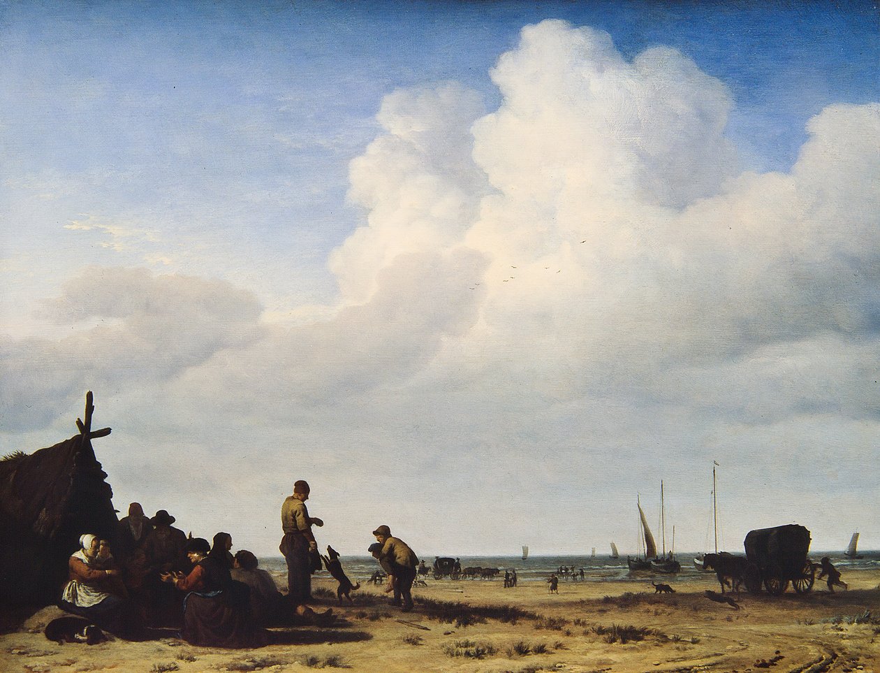 Beach View by Adriaen van de Velde