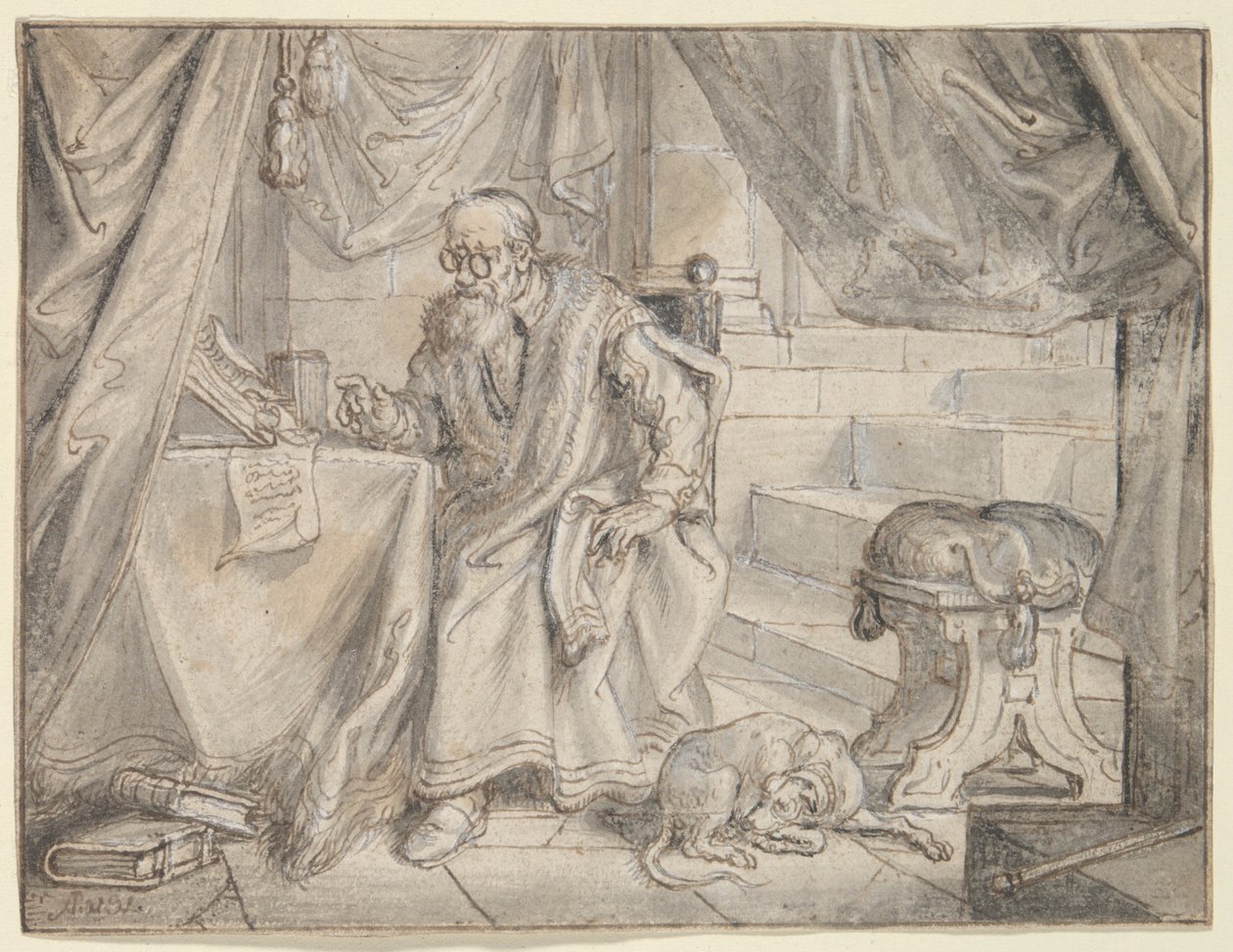 Study for by Adriaen van de Venne