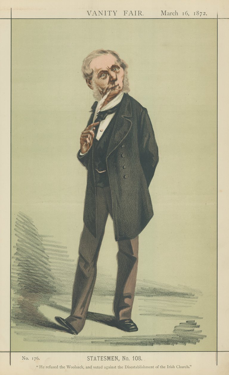Sir Roundell Palmer by Adriano Cecioni