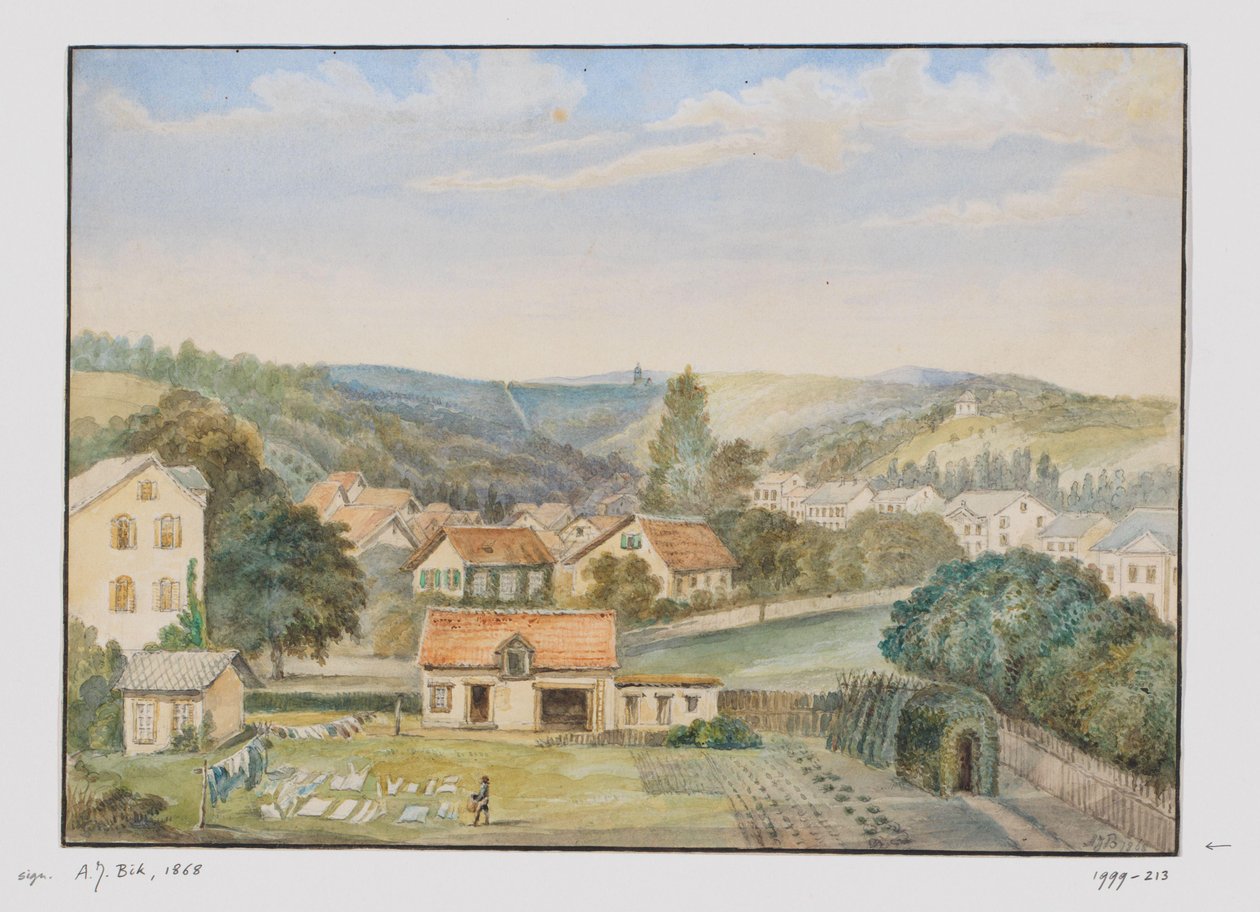 View of Soden-am-Taunus, Germany by Adrianus Johannes Bik