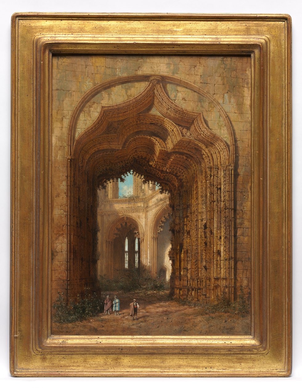 Ruined Church by Adrien Dauzats