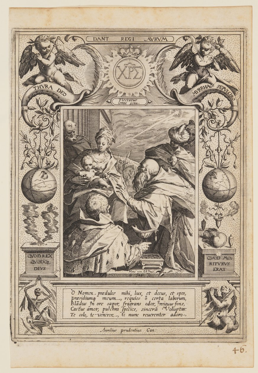 Adoration of the Magi by Aegidius Sadeler II