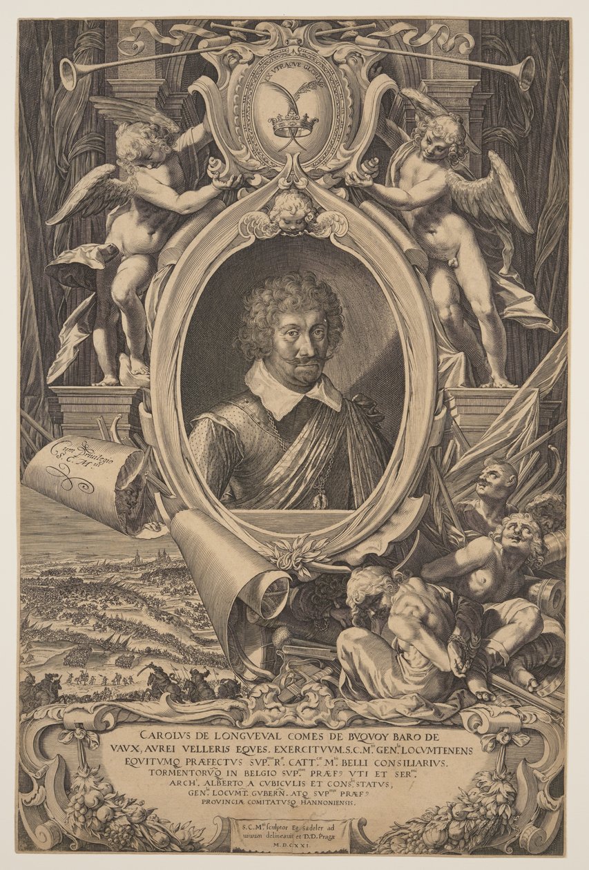 Charles Bonaventure de Longueval by Aegidius Sadeler II