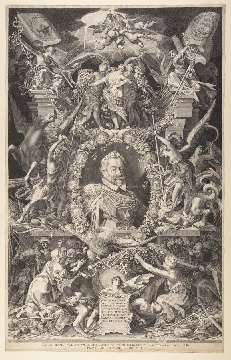 Emperor Matthias by Aegidius Sadeler II
