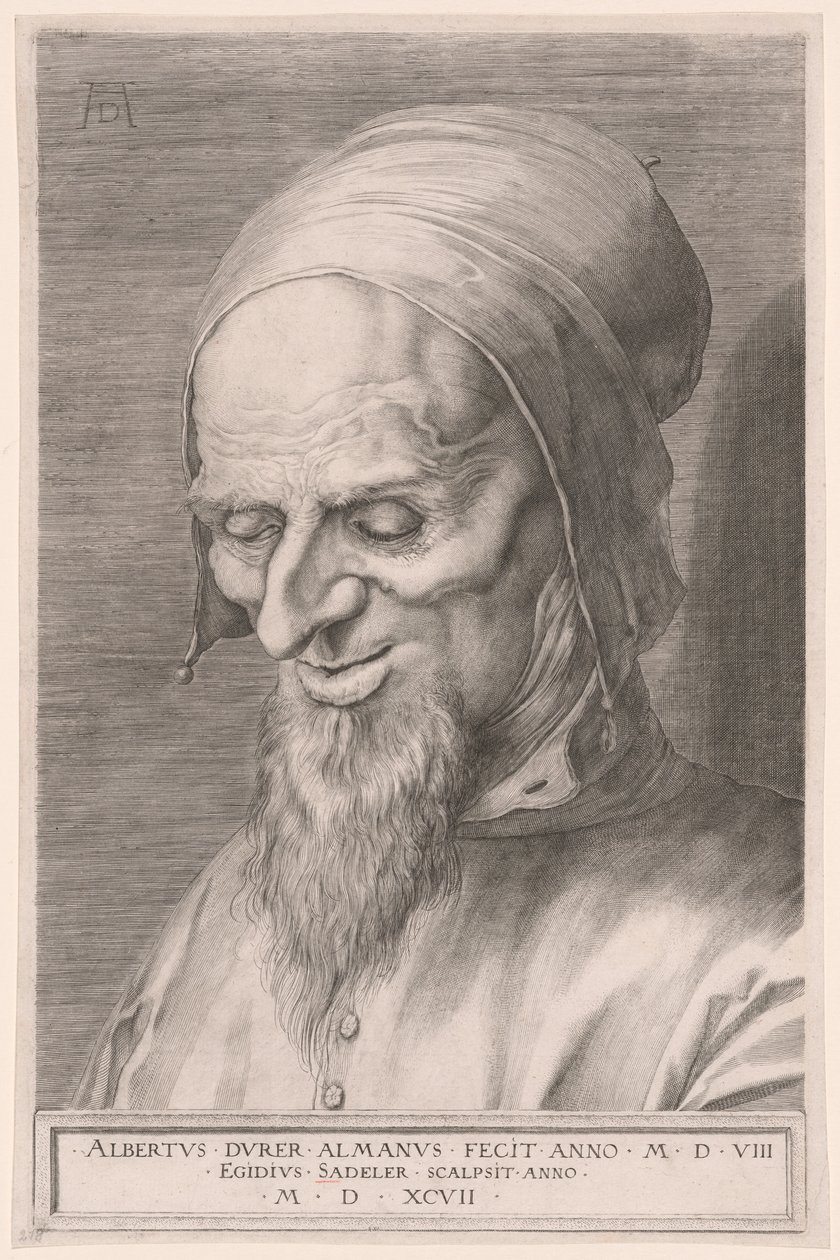 Head of an Apostle by Aegidius Sadeler II