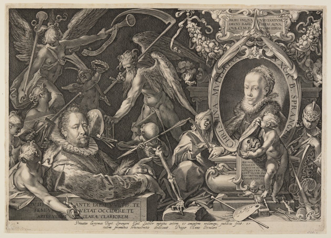 Spranger and his Wife by Aegidius Sadeler II