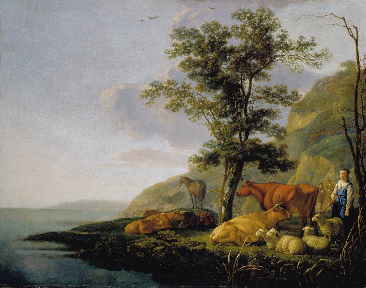 Cattle near a River by Aelbert Cuyp