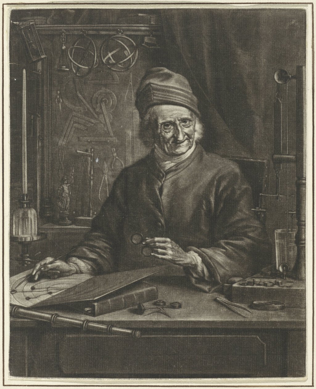 Portrait of Arnold Marcel by Aert Schouman