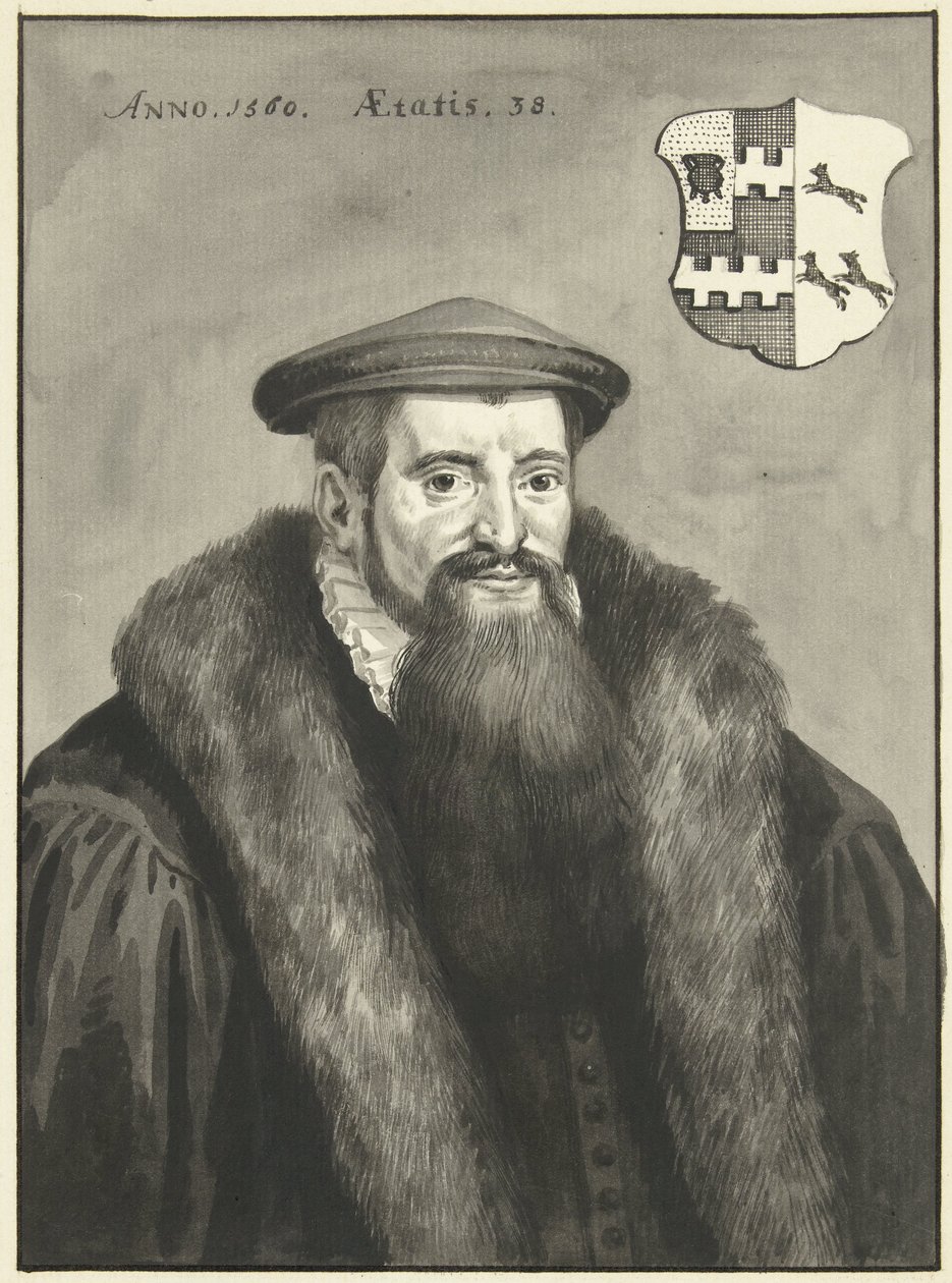 Portrait of Van Slingelandt by Aert Schouman