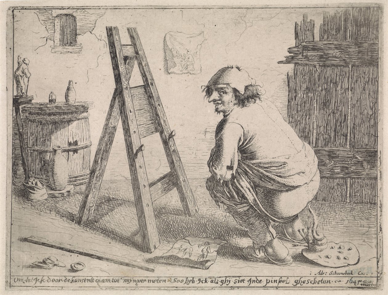 The Defecating Artist by Aert van Waes