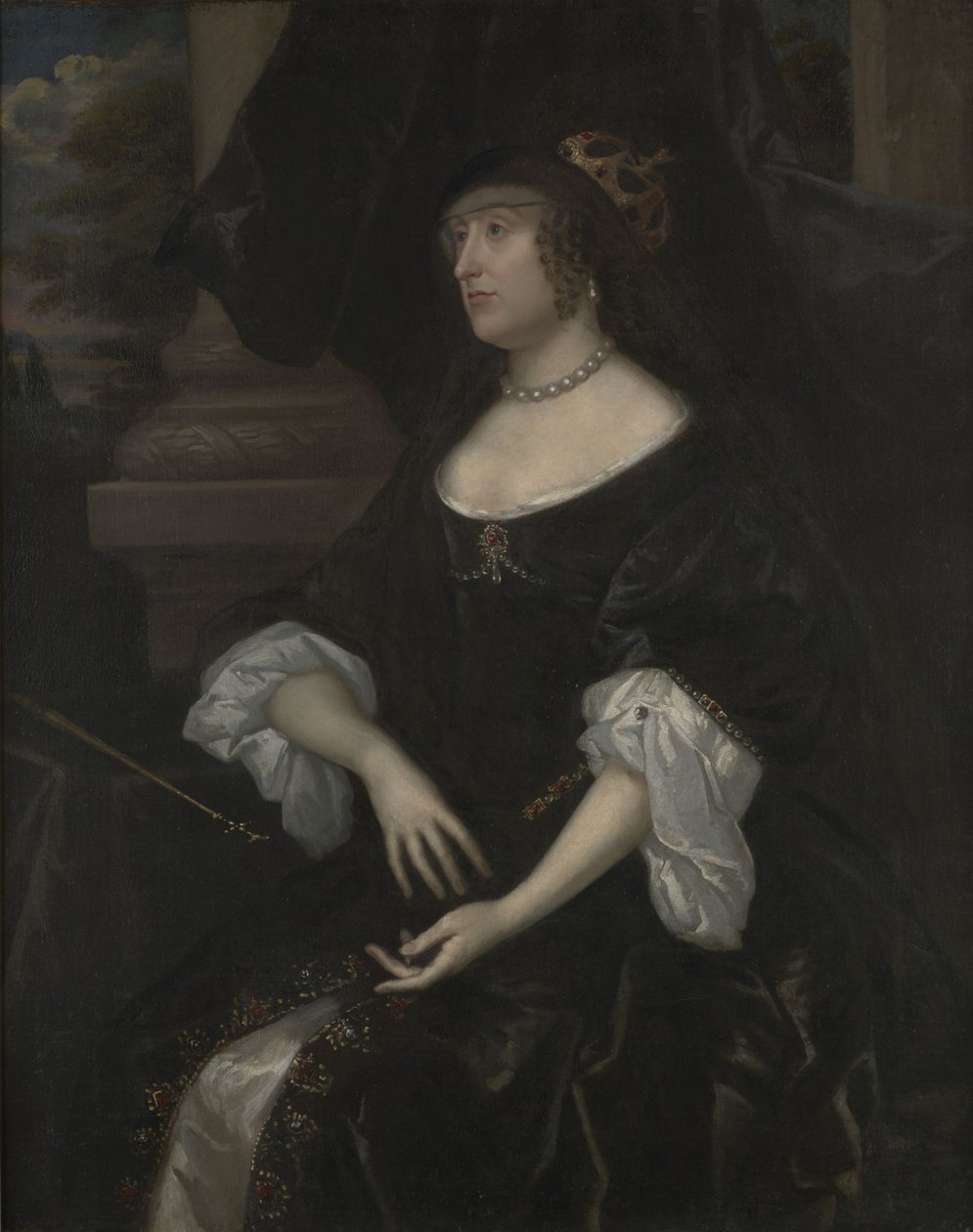 Portrait of Elizabeth Stuart, Queen of Bohemia (1596-1662) by After Gerard van Honthorst