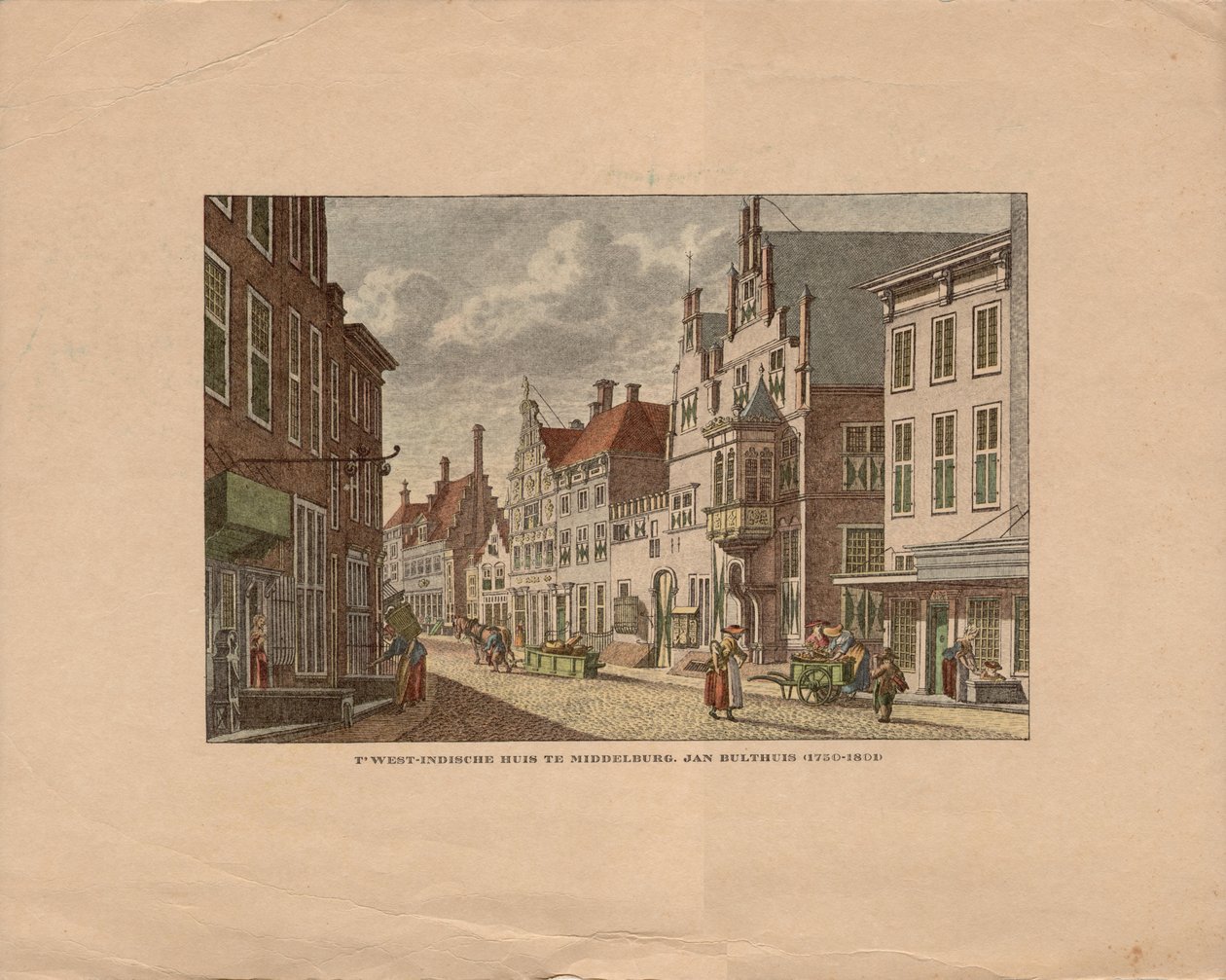 The West India House in Middelburg by Jan after Bulthuis