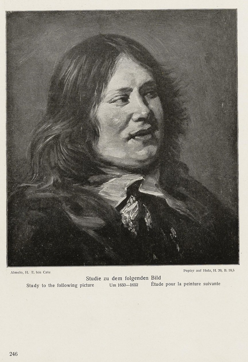 Bust Sketch of Stephanus Gerardts by After Frans Hals