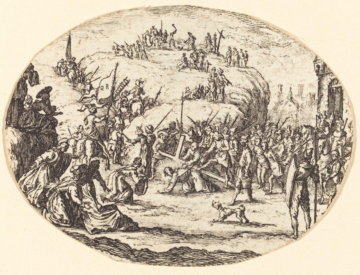 The Small Carrying of the Cross by After Jacques Callot