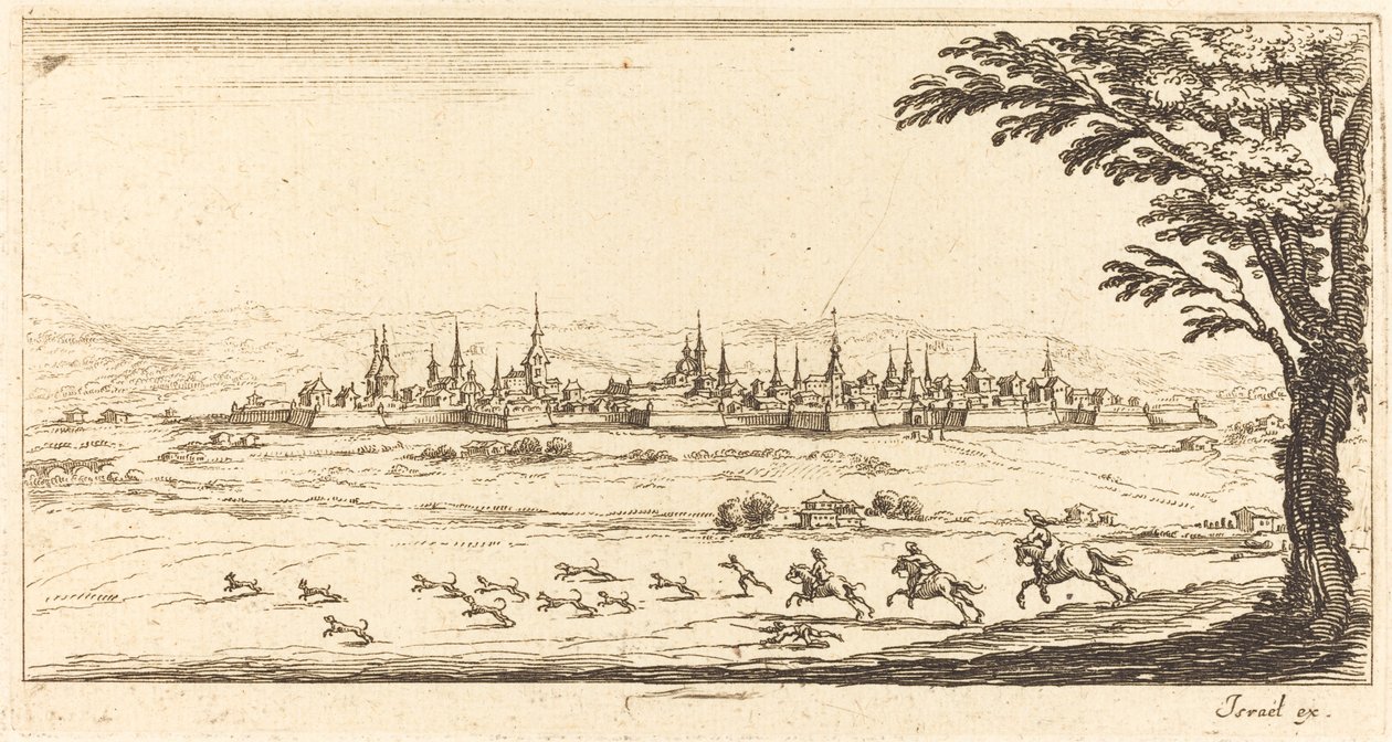 View of Nancy by After Jacques Callot