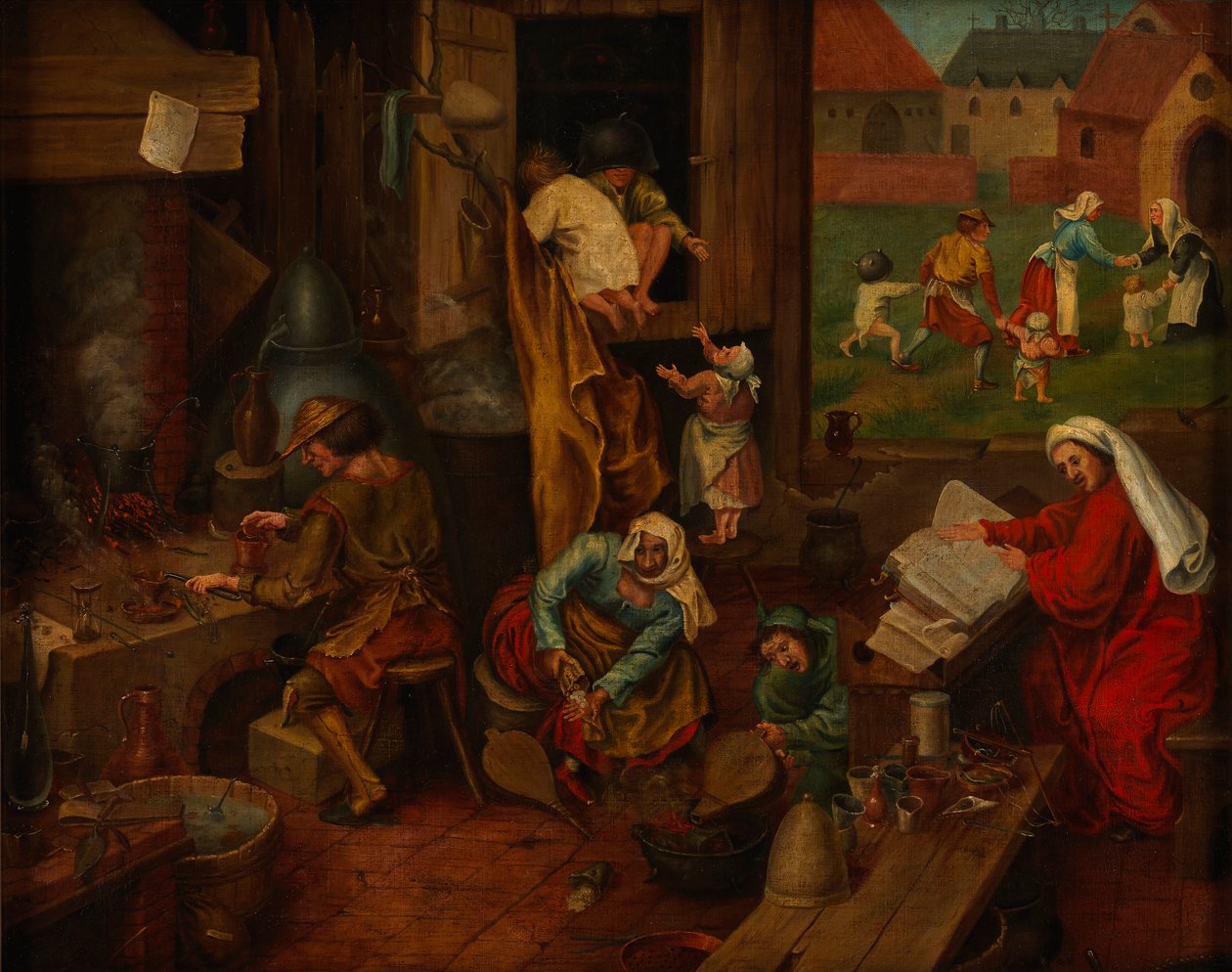 An Alchemist by After Pieter Brueghel the Elder