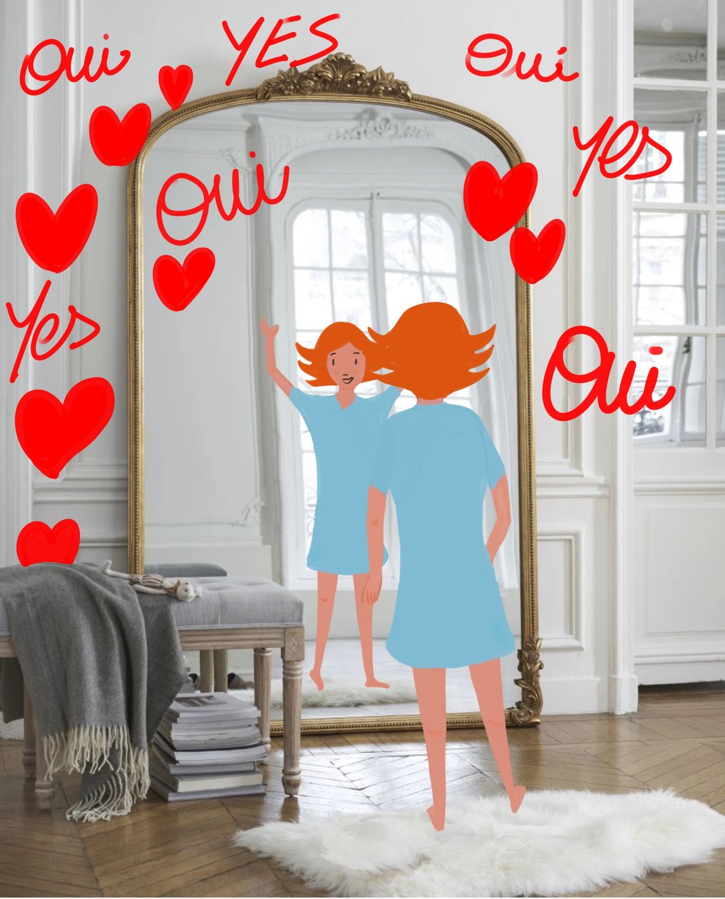 YES OUI, 2023 by Agnes Girardon