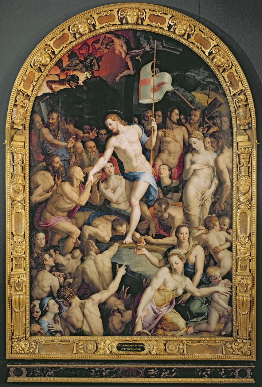 Christ in Limbo by Agnolo Bronzino
