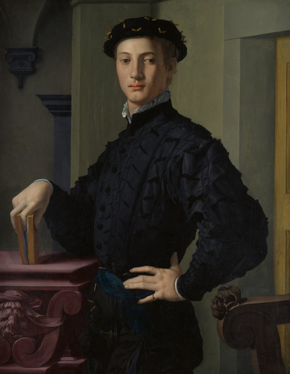 Portrait of a Young Man by Agnolo Bronzino