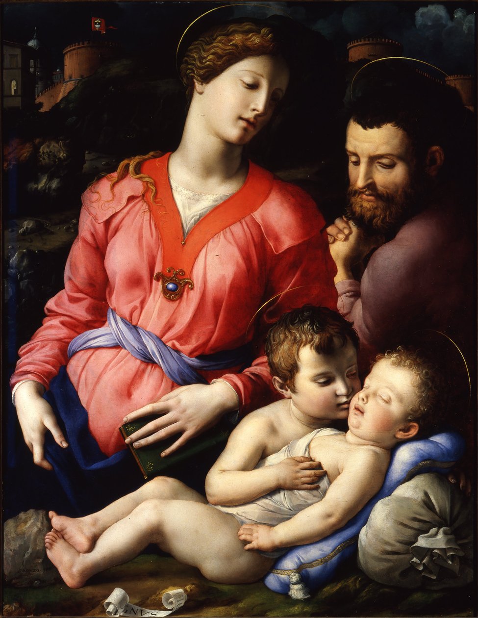 The Holy Family by Agnolo Bronzino