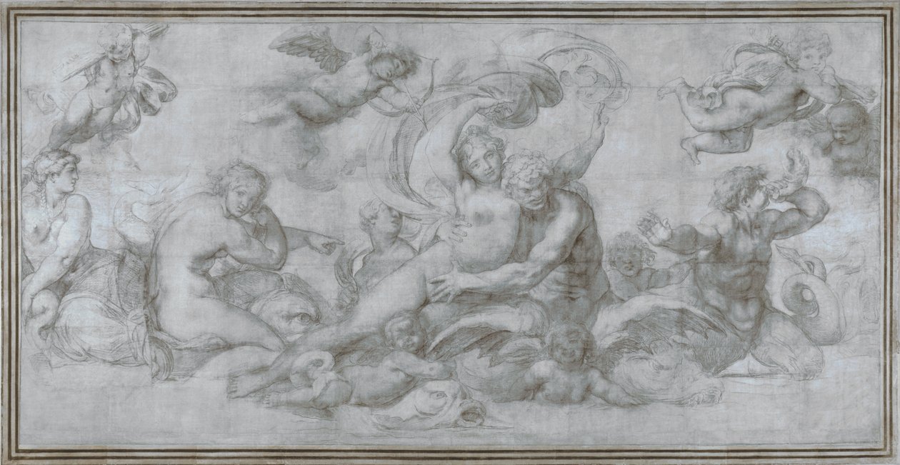Sea Triumph by Agostino Carracci