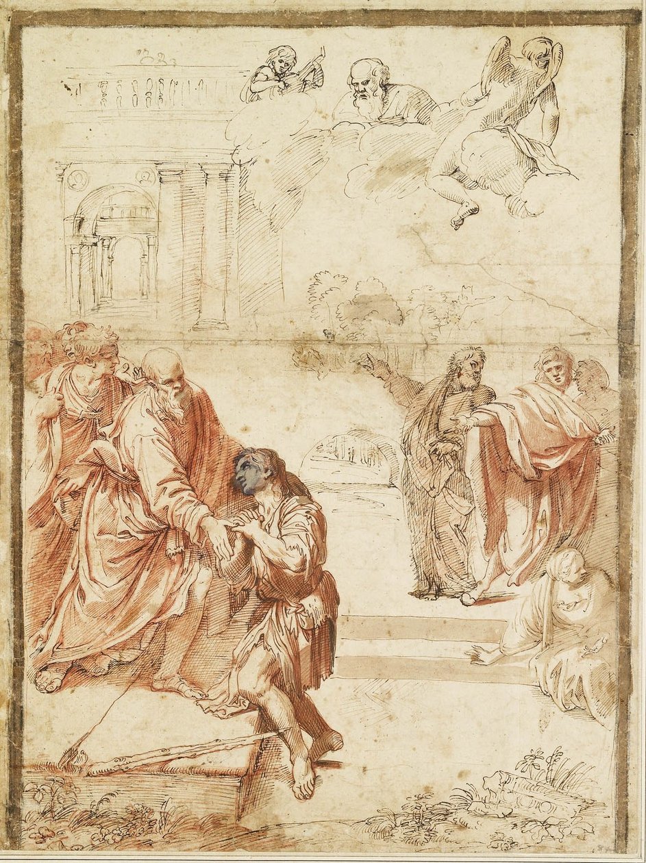 The Return of the Prodigal Son by Agostino Carracci